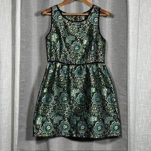 Xhilaration Iridescent Embroidered Mini Size M Y2K Fairy Floral Coachella